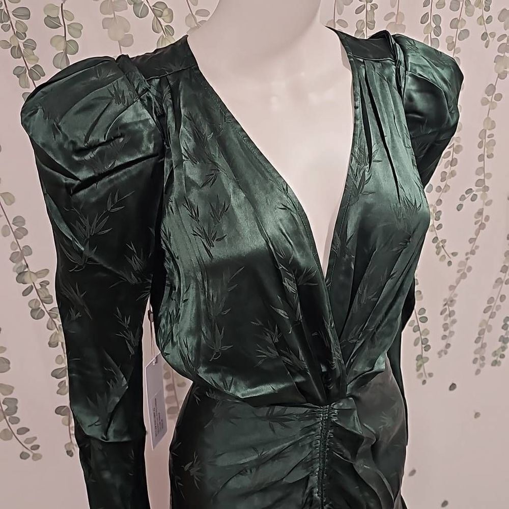 Ronny Kobo Astrid Ruched Jacquard Dress - Picture 4 of 12